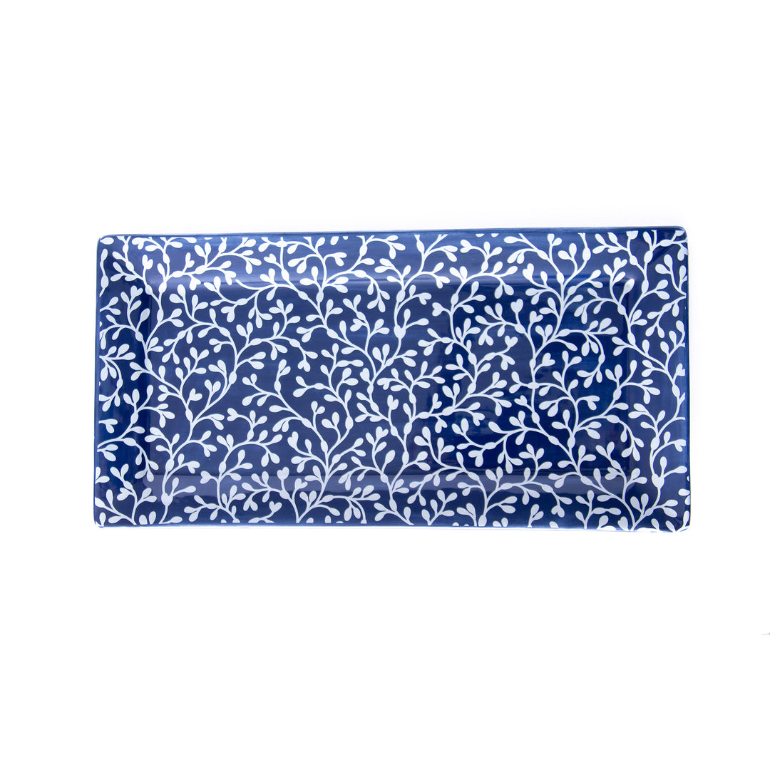 Plato rectangular de algas marinas