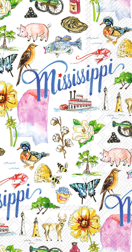 Toalla de invitados de la colección Mississippi State