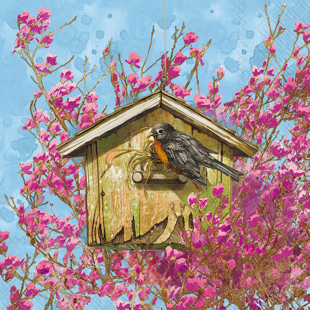 Servilleta de almuerzo Little Birdhouse