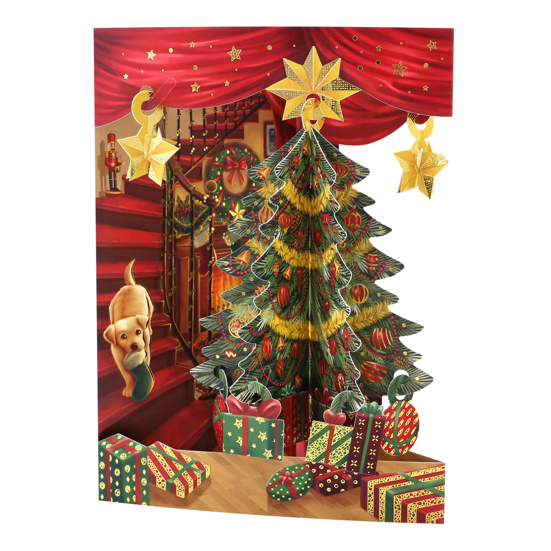 Christmas Tree Swing Card