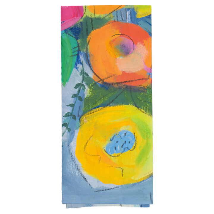 Cheerful Blossoms Tea Towels (Set of 2)