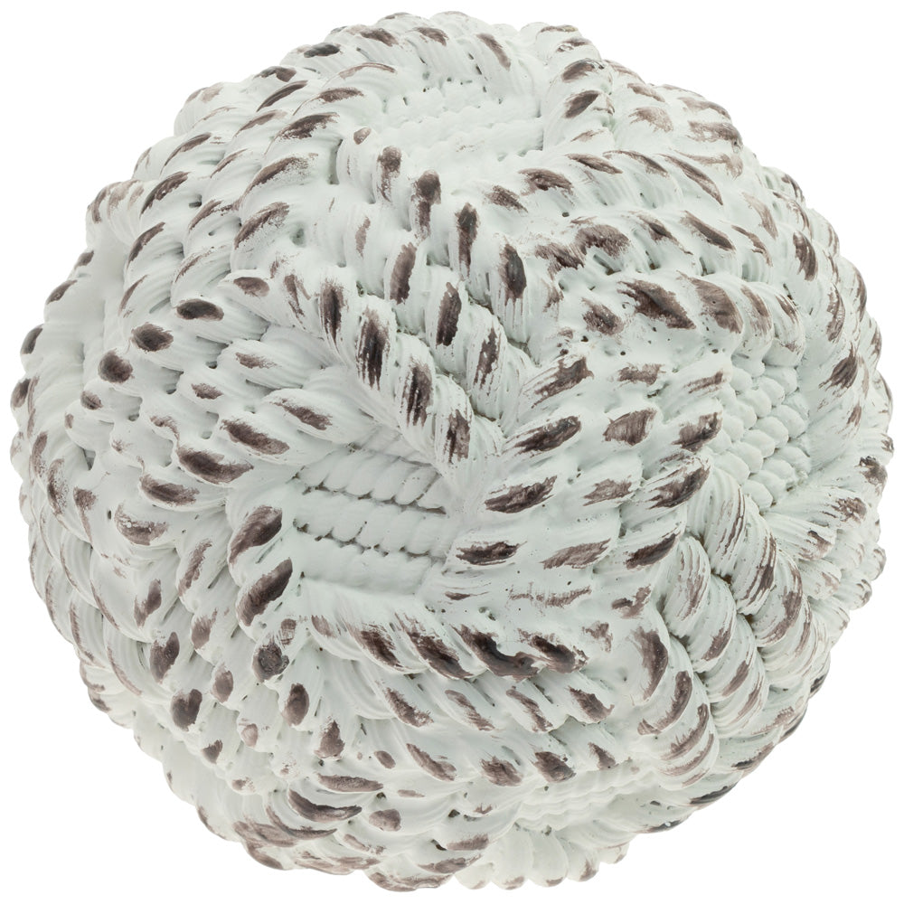 Bola de cuerda blanca de 4 pulgadas de diámetro