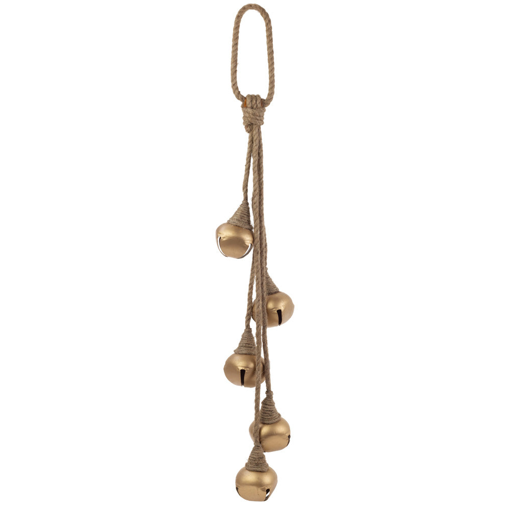 Gold Jingle Bell With Jute