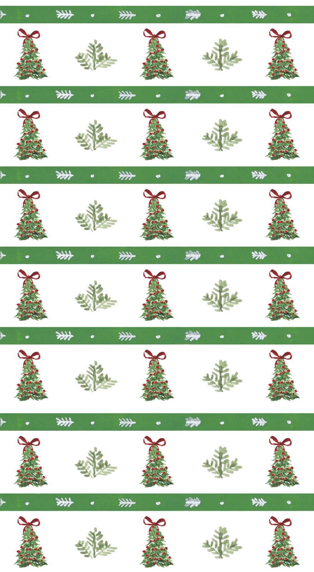 Christmas Tree Bow Guest Towel