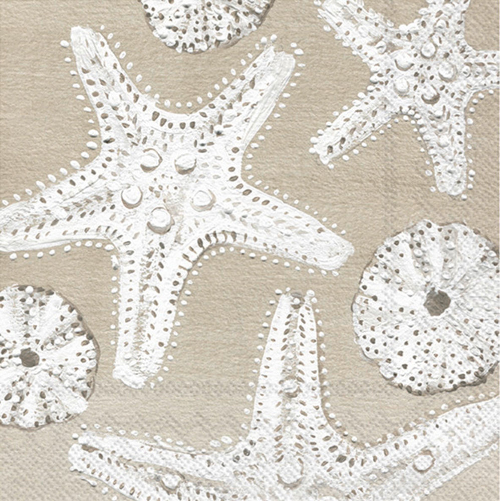 Servilleta de cóctel con forma de estrella de mar Beach Treasures