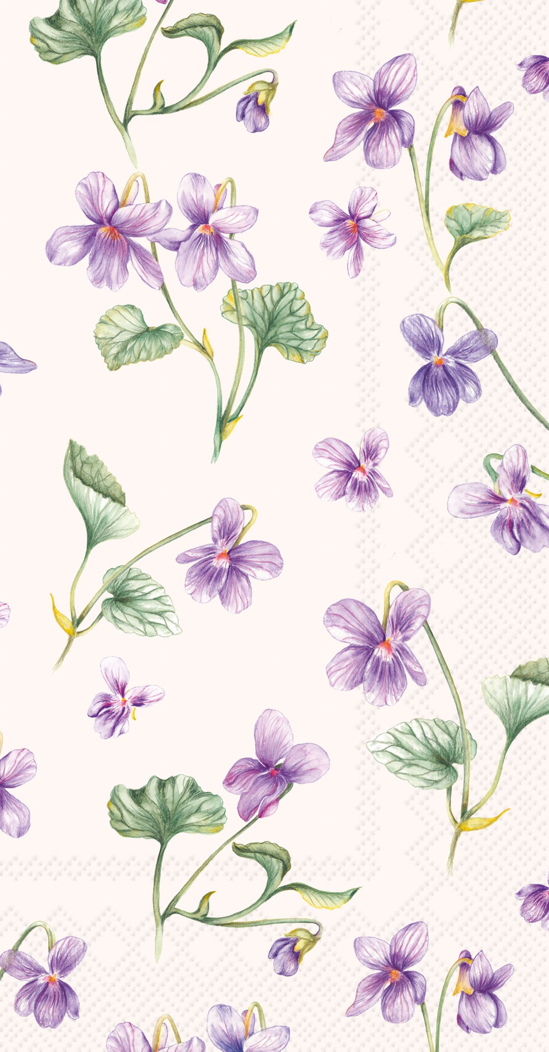 Toalla de invitados color crema Dream Of Violets