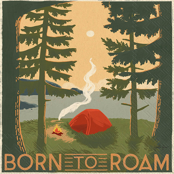 Servilleta de cóctel Born To Roam