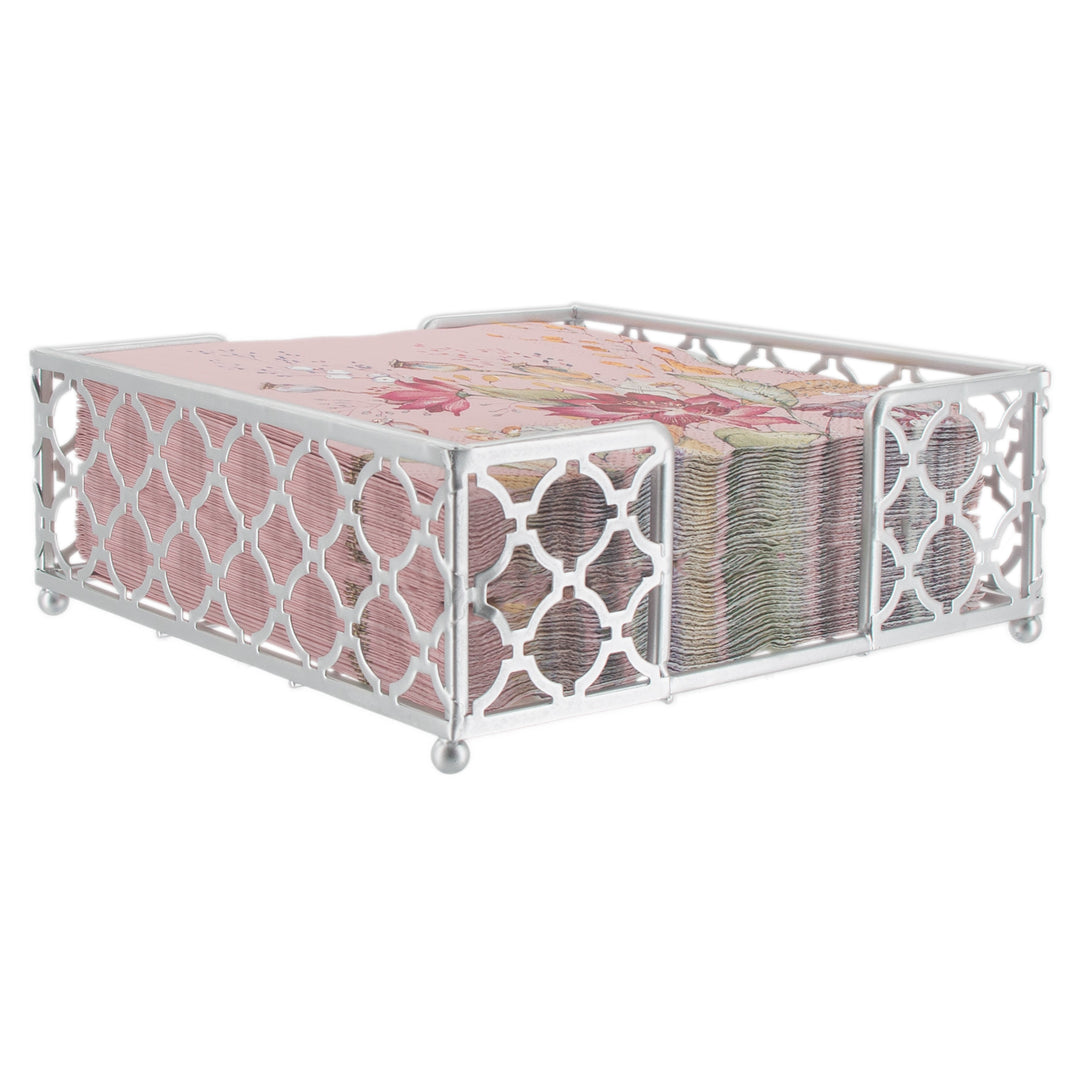 Trellis Lunch Caddy Silver