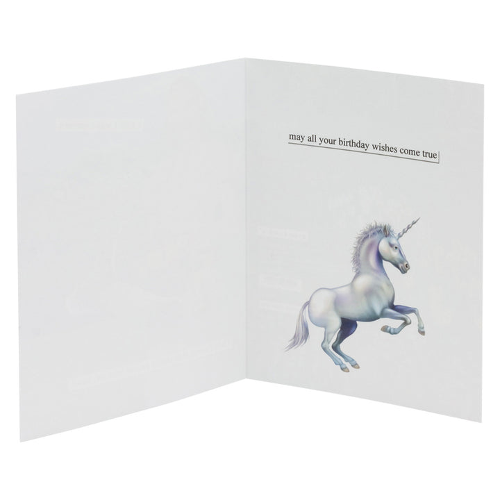 Tarjeta de cumpleaños de Anne Taintor Unicornio