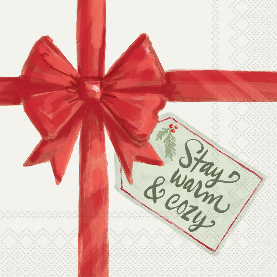 Warm Wishes Cream Lunch Napkin