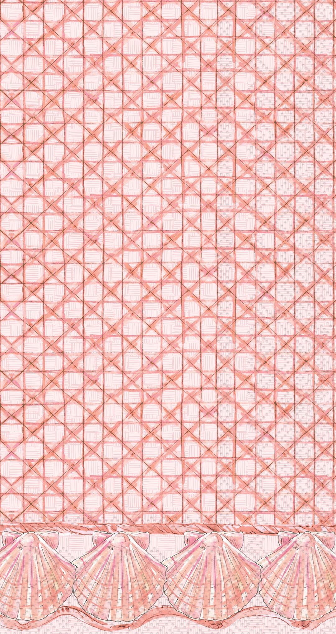Toalla de invitados con conchas de coral