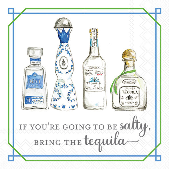 Trae la servilleta del cóctel de tequila