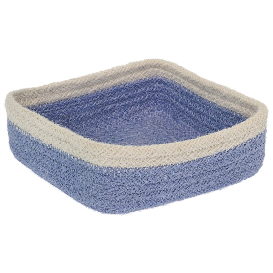 Sky Blue Jute Caddy Cocktail