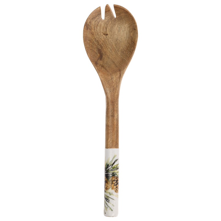 White Spruce Salad Servers Mango Wood