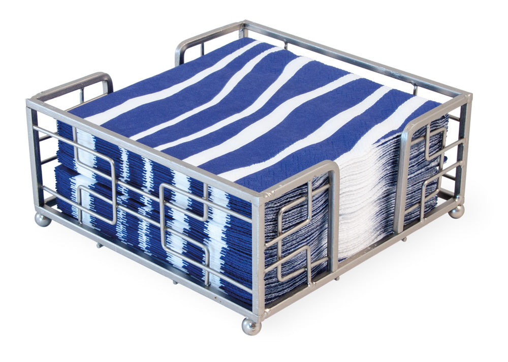 Cesta para cócteles Hampshire en níquel cepillado