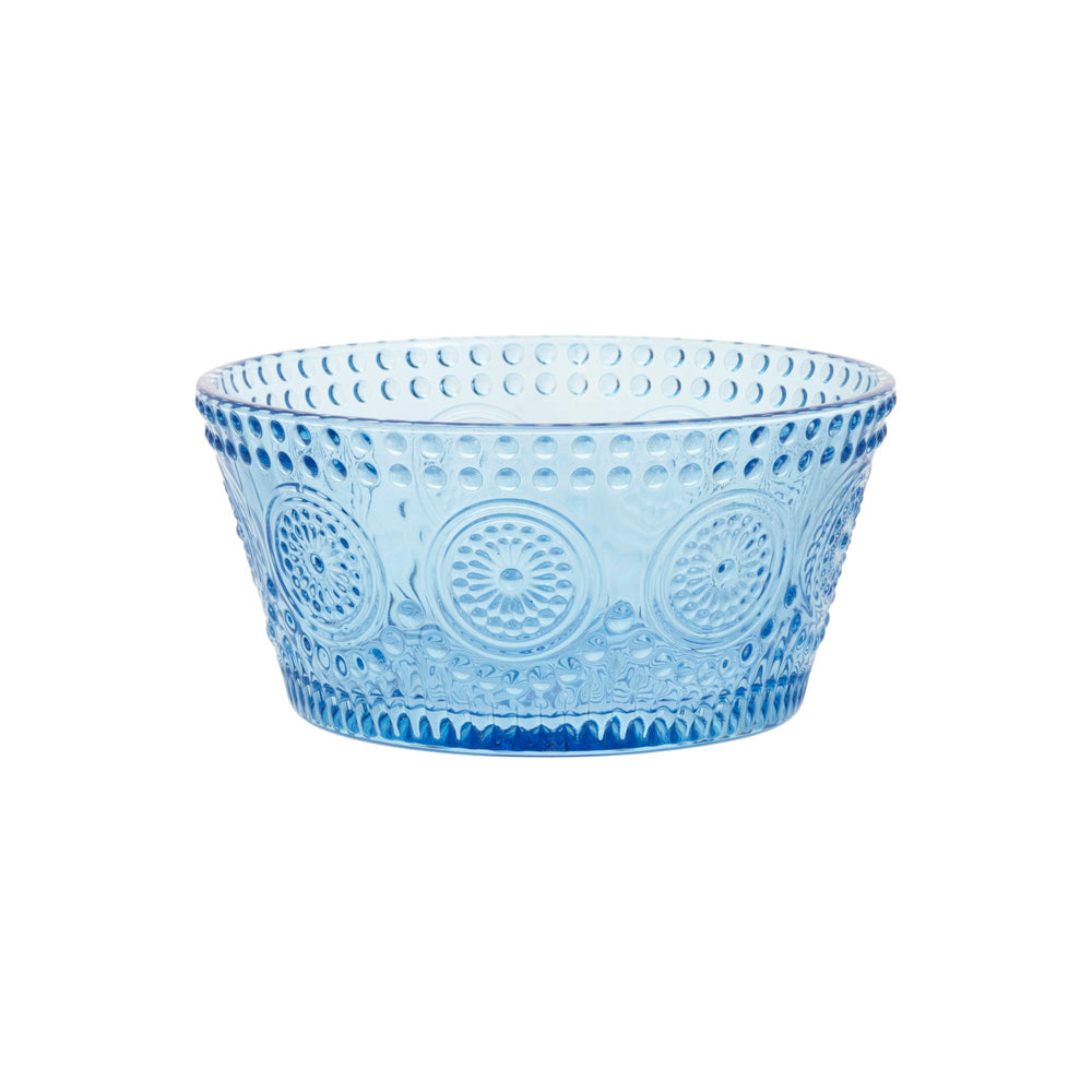 Cuenco pequeño de cristal Codi azul cielo