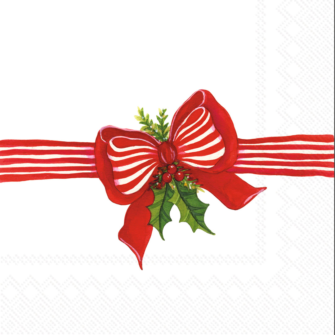 Bows and Holly Lunch Napkin