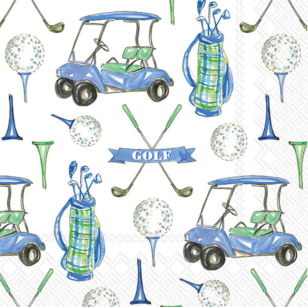 Guy Golf Cocktail Napkin