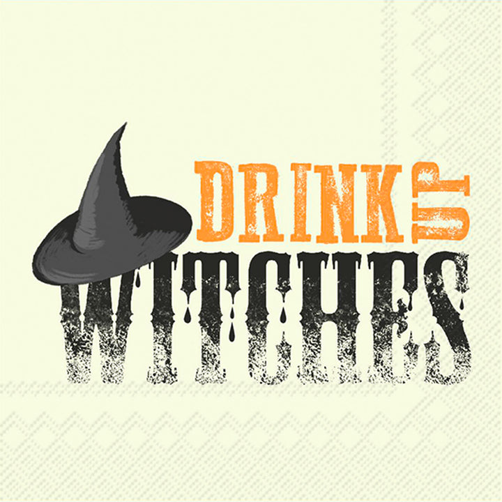 Servilleta de cóctel Drink Up Witches
