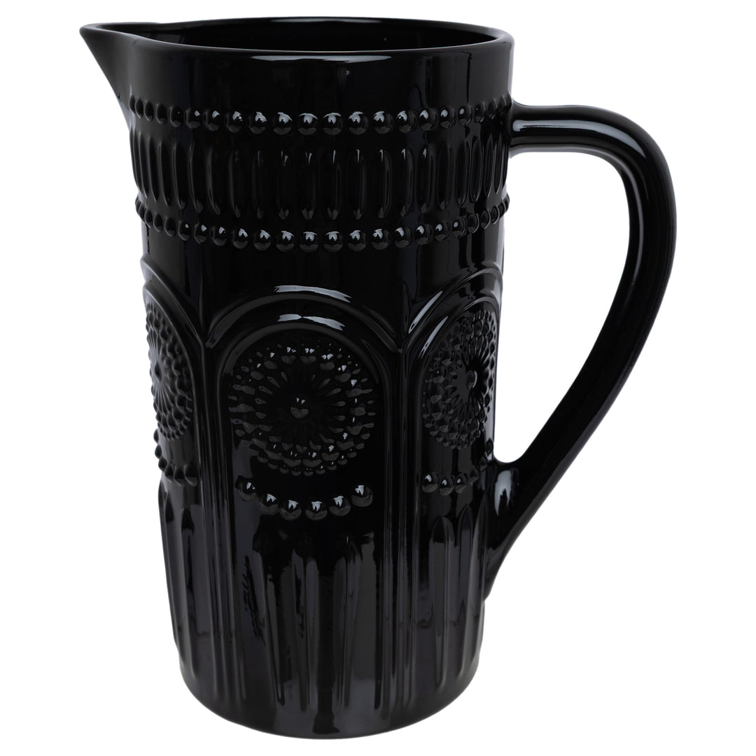Black Codi Glass Pitcher