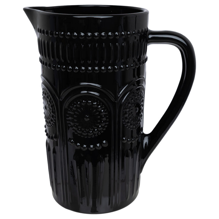 Black Codi Glass Pitcher