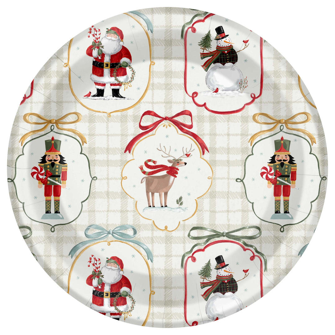 Frosty Fun Round Dessert Plate