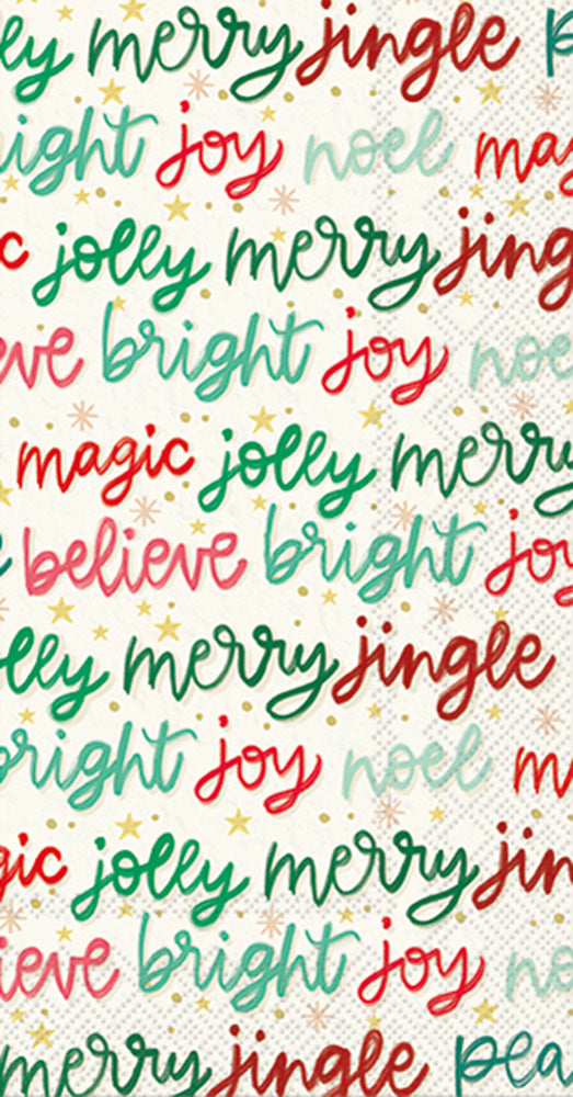 Toalla de invitados Holiday Magic