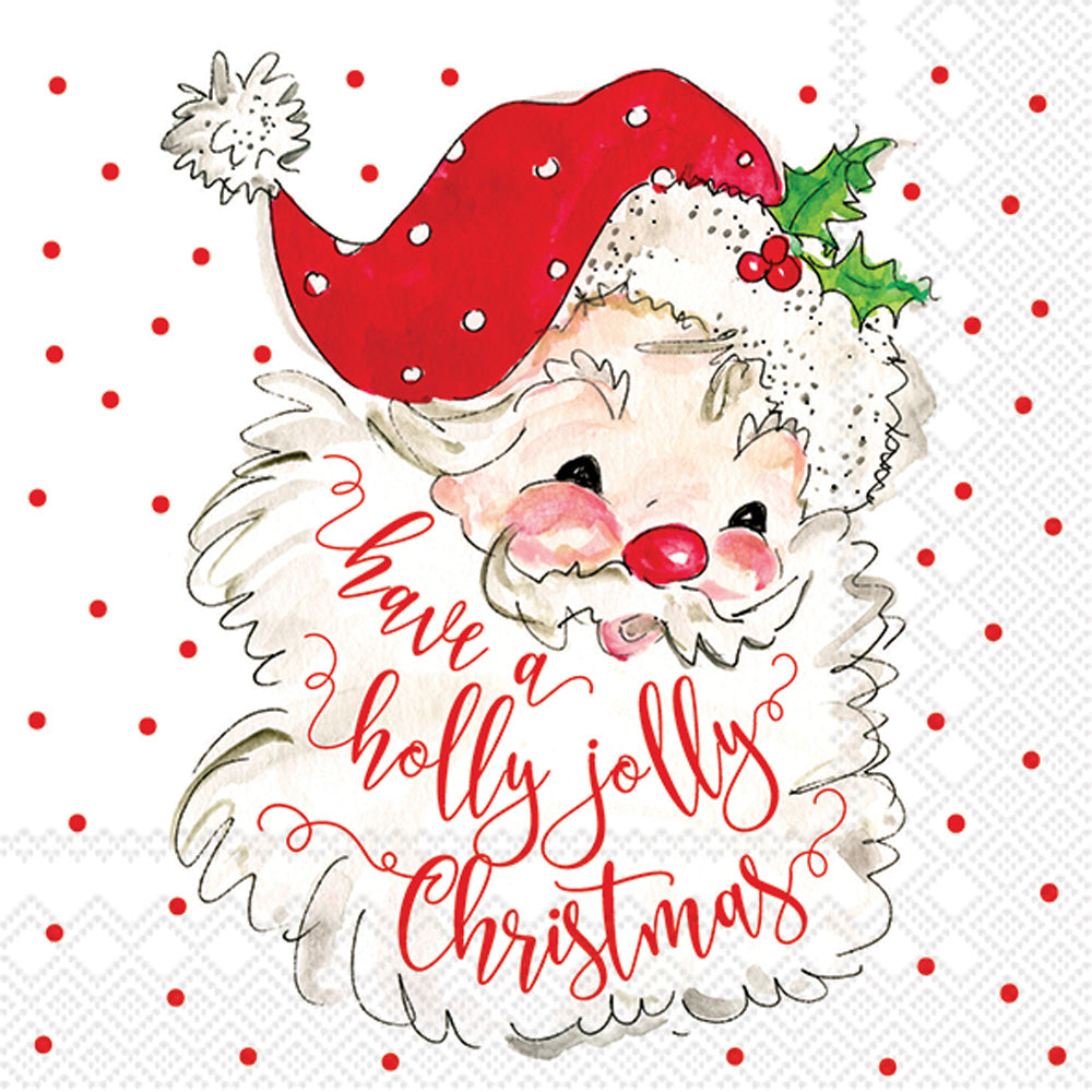 Servilleta de cóctel Holly Jolly