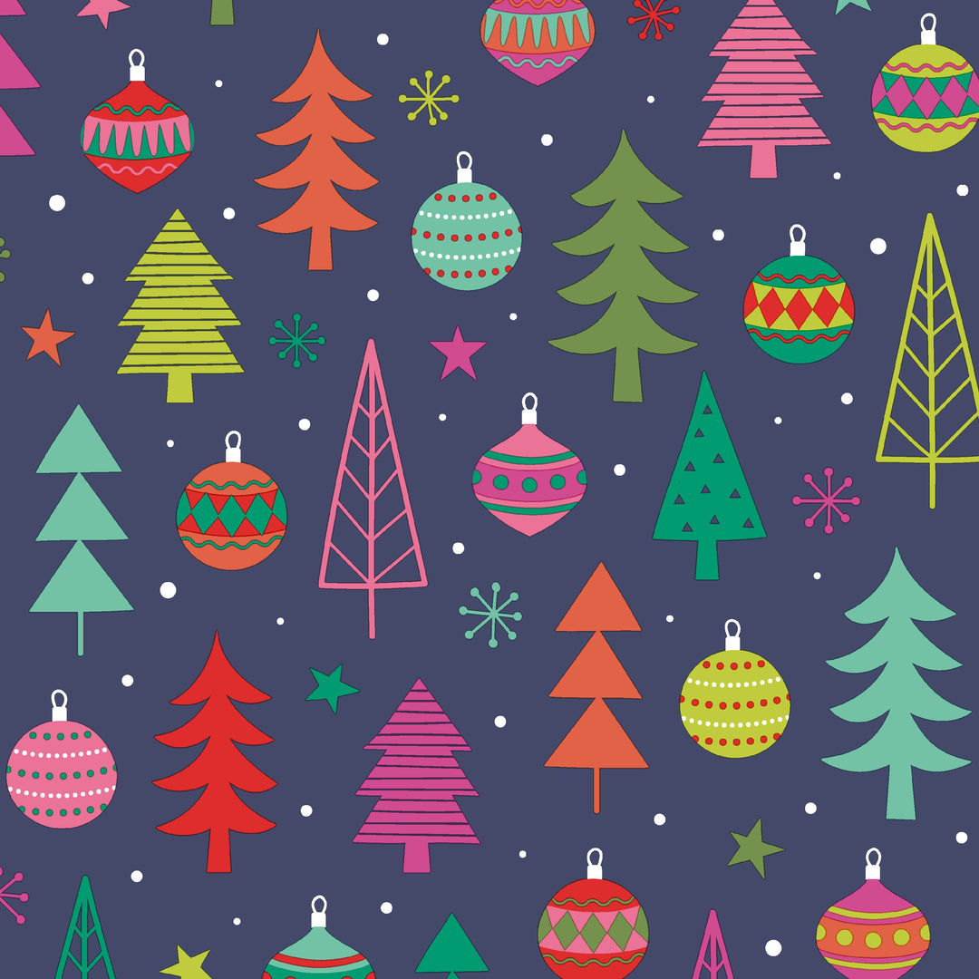 Colorful Christmas Cocktail Napkin