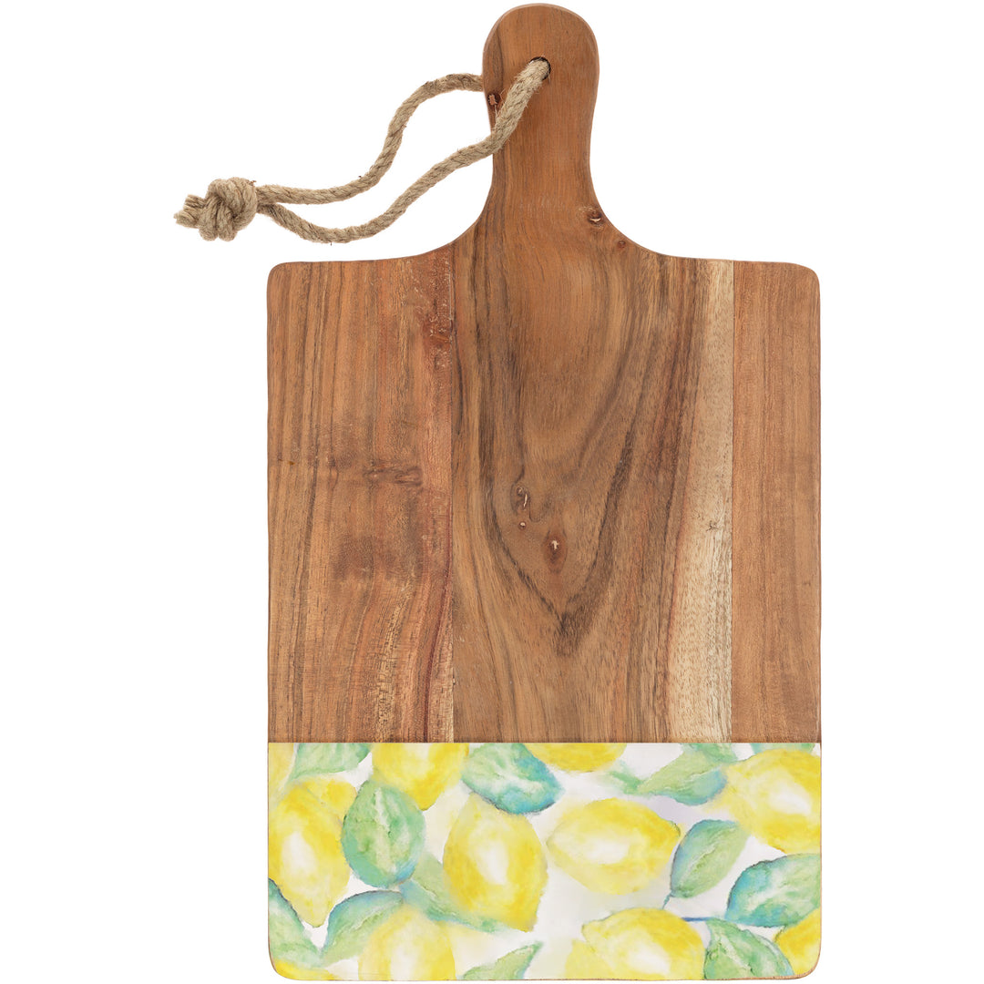 Tabla de embutidos de madera de verbena de limón