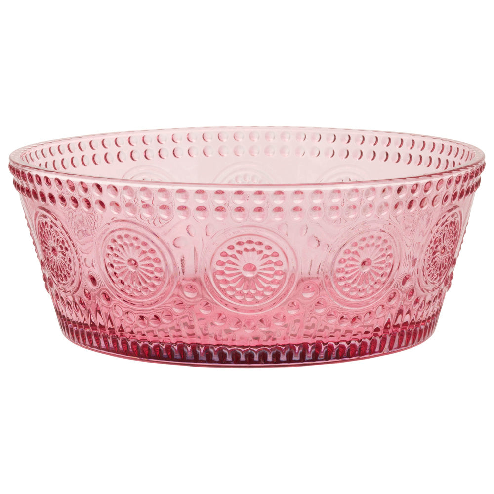 Cuenco grande de cristal Pink Codi