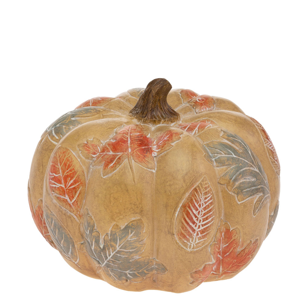 Calabaza de hojas cortas talladas