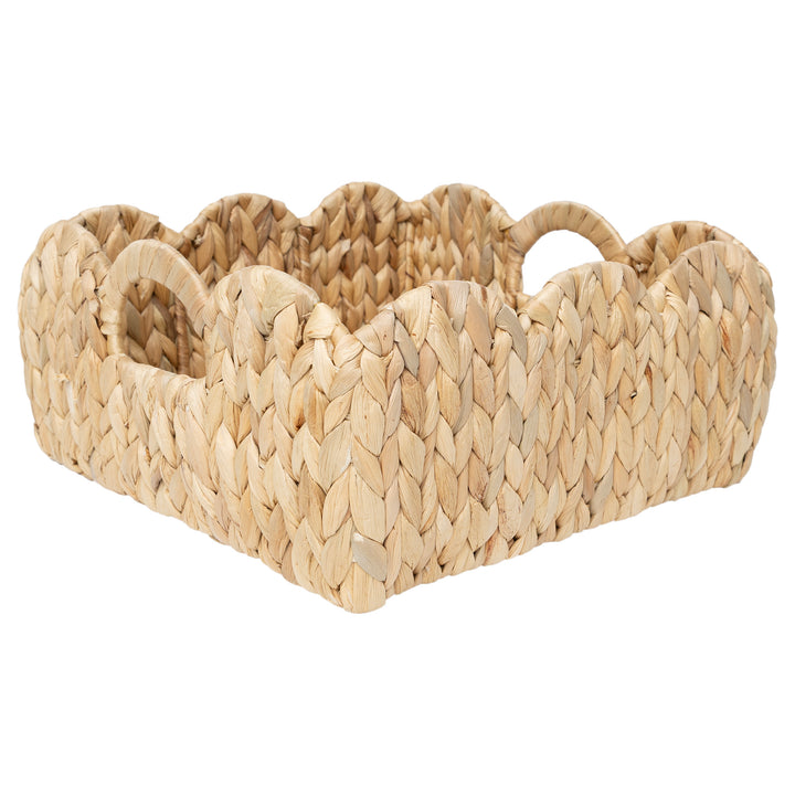 Water Hyacinth Square Baskets Set of 2
