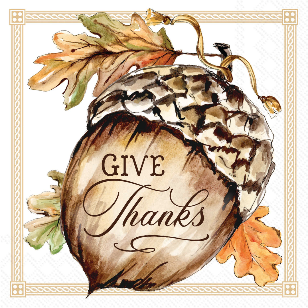 Thanksgiving Thanks Lunch Napkin