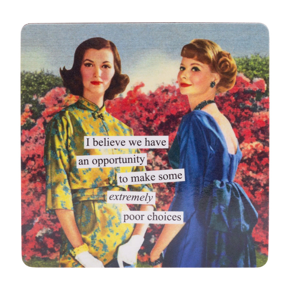Anne Taintor Magnet Malas decisiones