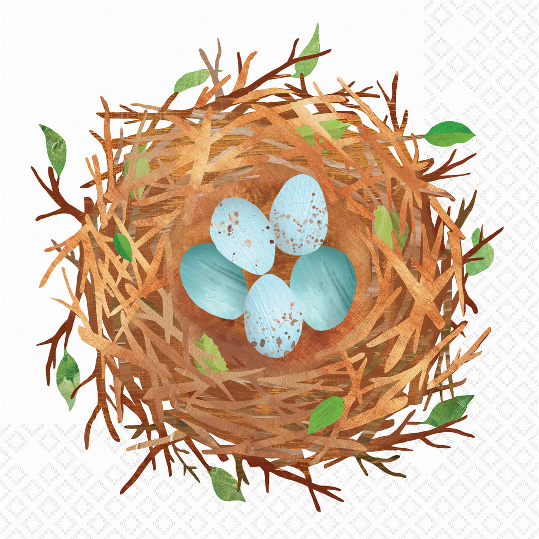 Bird Nest Cocktail Napkin