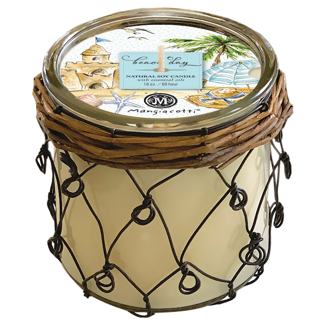 Beach Day Farmhouse Soy Candle 16 oz.