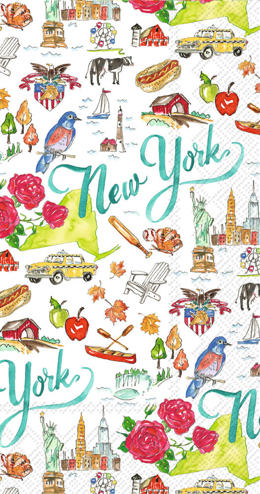 Toalla de invitados de la colección del estado de Nueva York