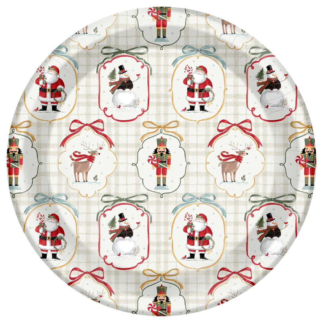 Frosty Fun Round Dinner Plate
