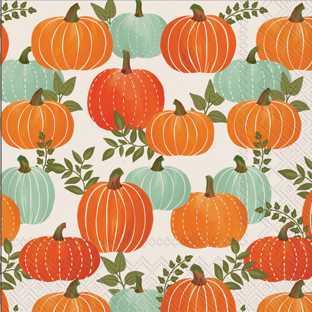 Servilleta de cóctel U Pick Pumpkins