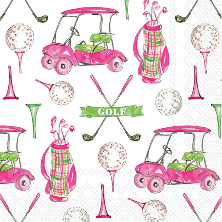 Servilleta de cóctel de golf para niñas