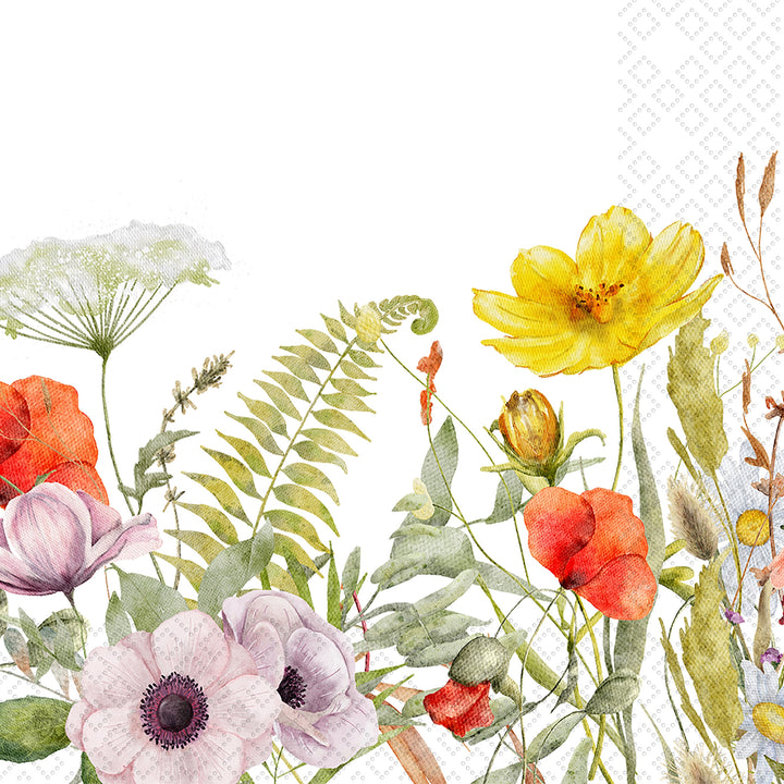 Servilleta de cóctel Campo de flores
