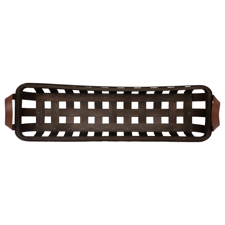 Brown Basketweave Trough (Set of 3)