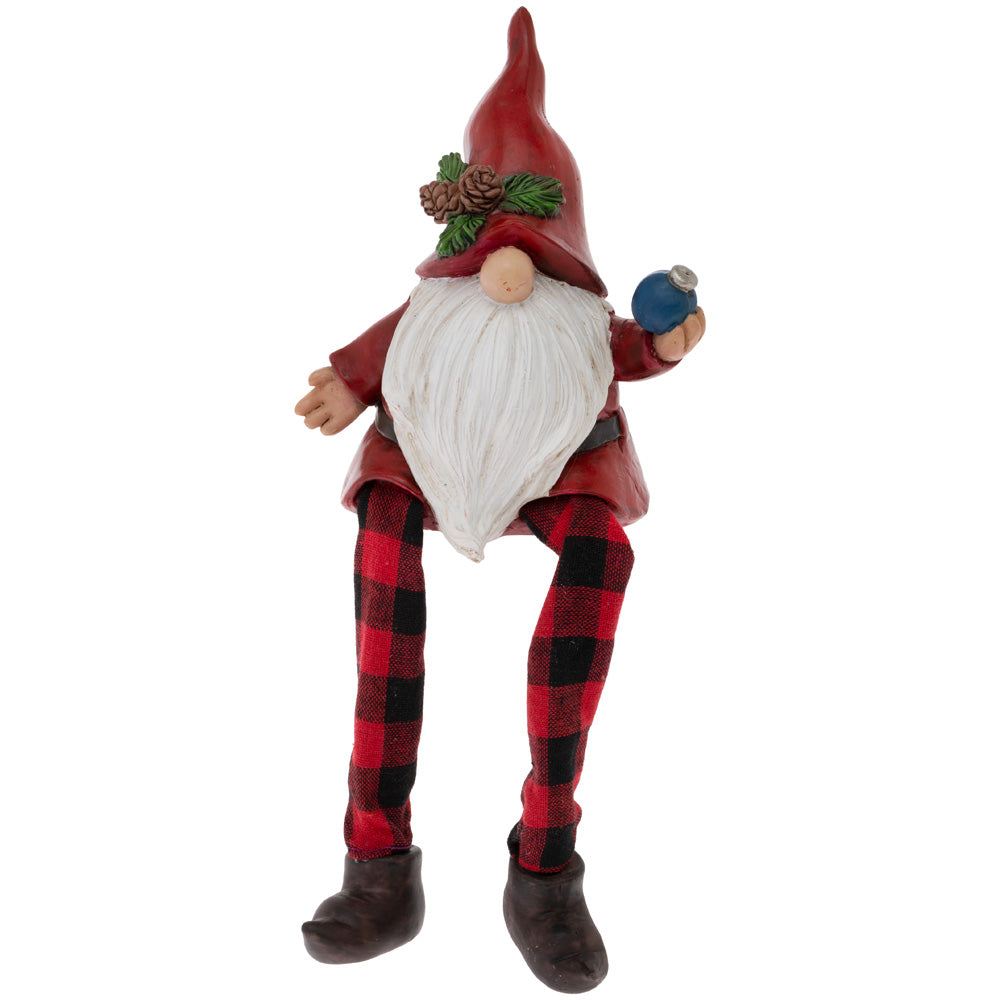 Estantes con gnomos de Papá Noel (juego de 2)