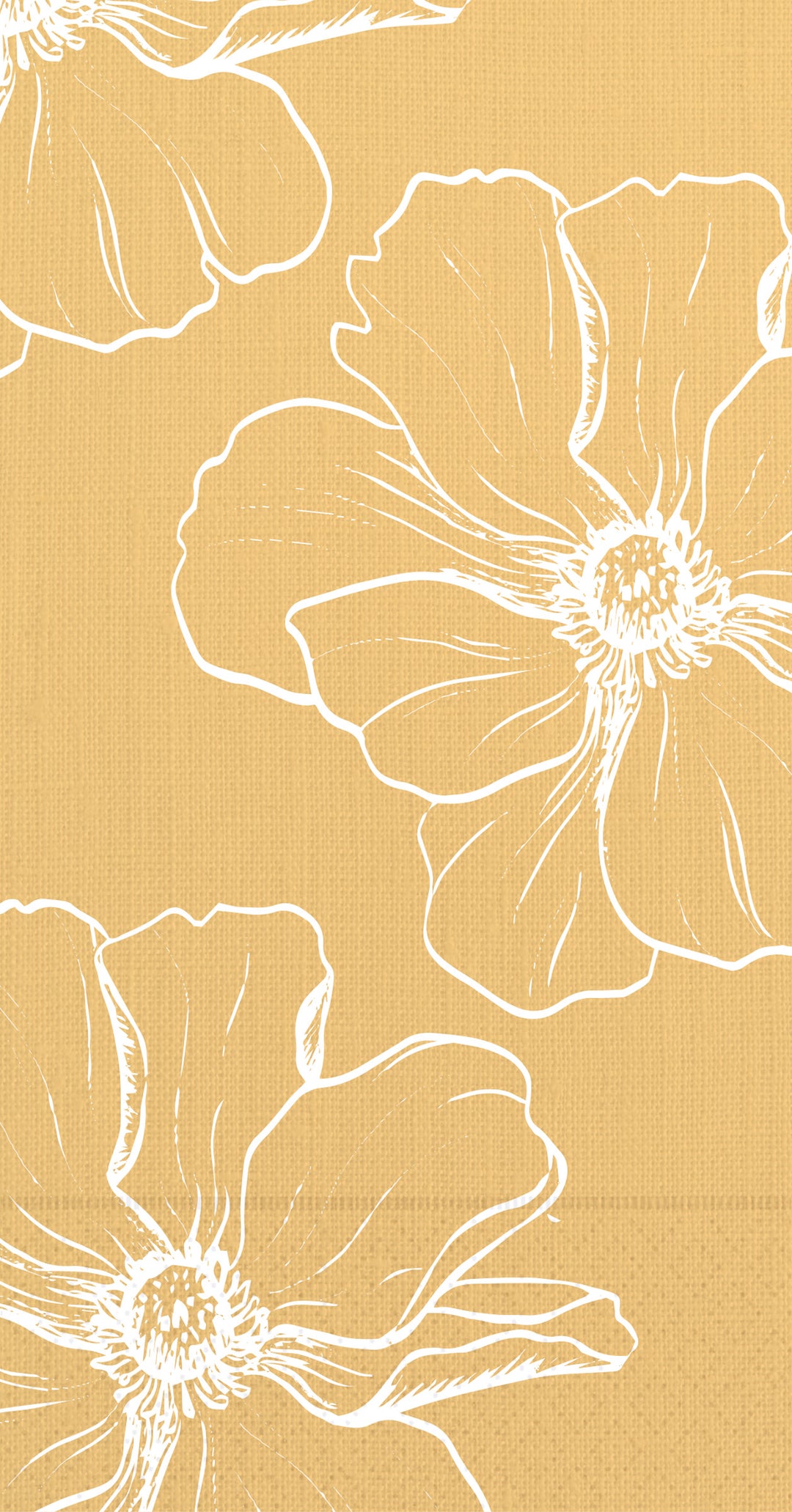 Floral Gold Guest Towel