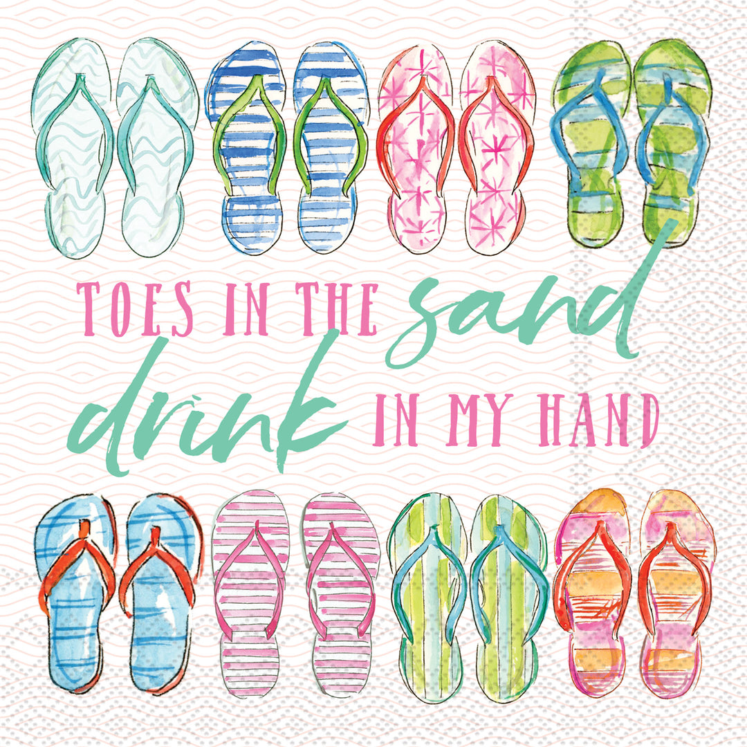 Sand In My Toes Cocktail Napkin