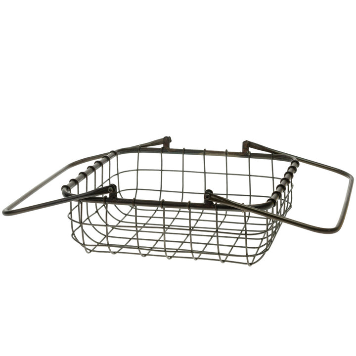 Cestas de metal cuadradas para tienda (juego de 2)
