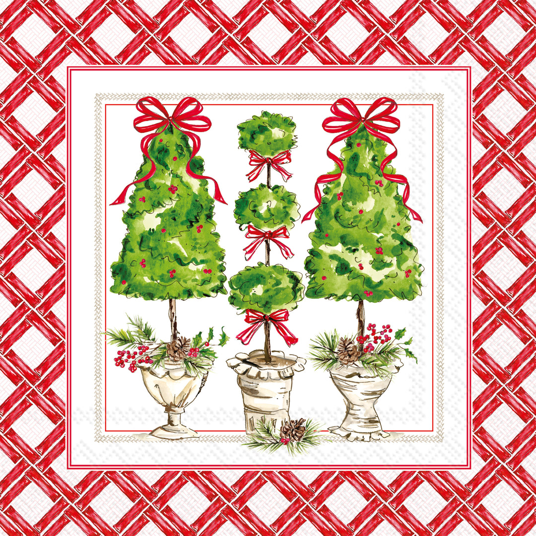 Servilleta de cóctel Holly Topiary