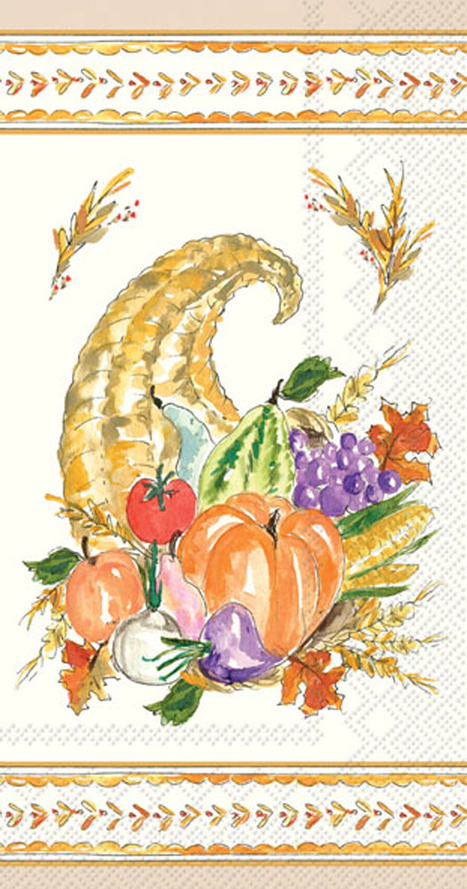 Toalla de invitados de la colección Cornucopia