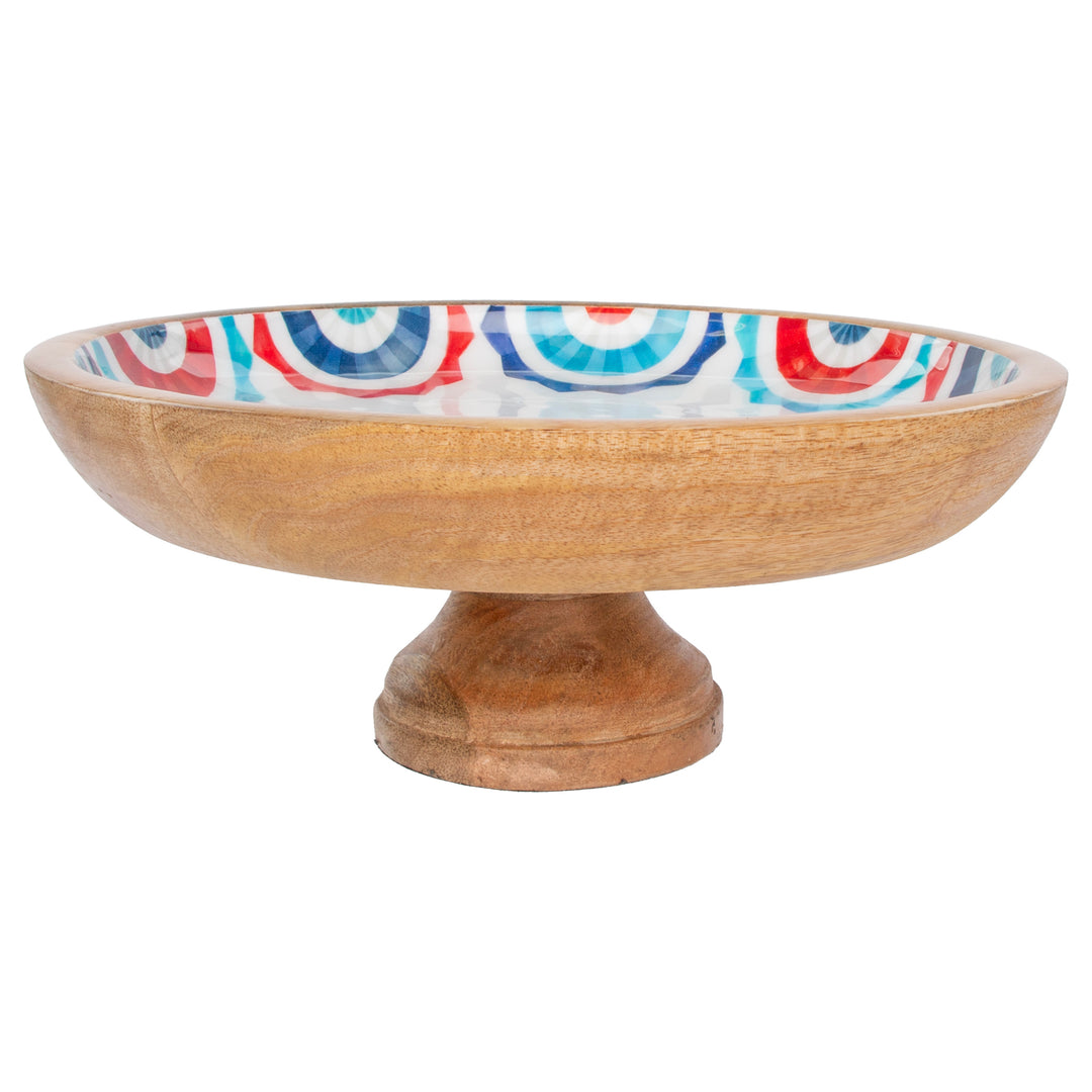 Stars &amp; Stripes Pedestal Platter